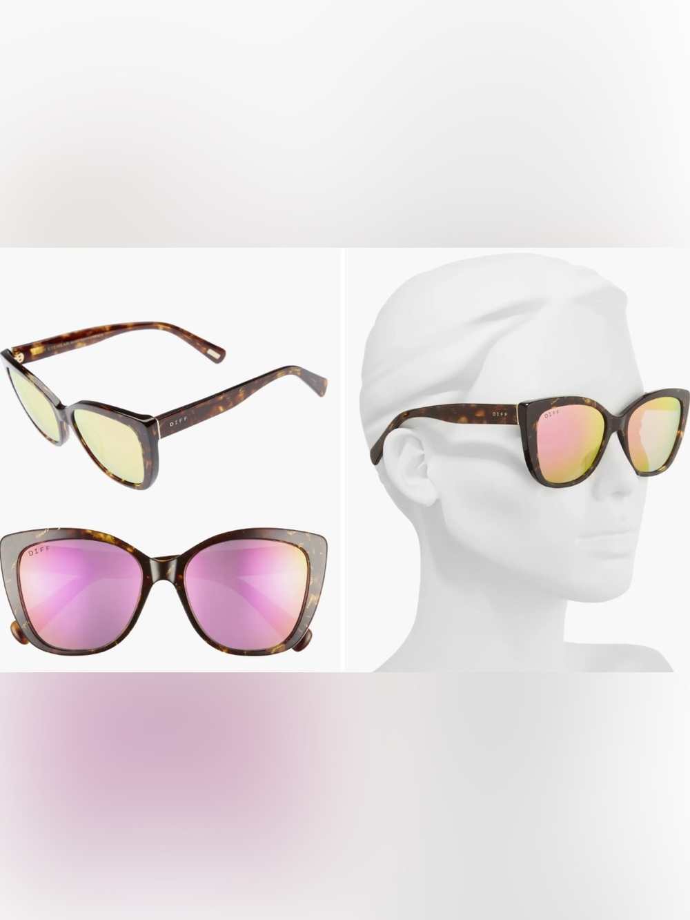Diff Eyewear: Ruby 54mm Polarized Sunglasses